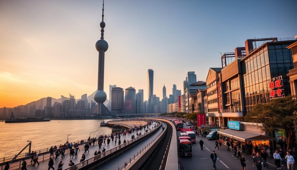 Shanghai site seening and food