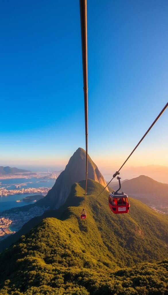 Sugarloaf Mountain iconic landmarks in Rio de Janeiro
