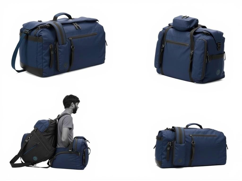 Topo Designs Global Travel Bag 40L backpack in navy blue color Topo Designs Global Travel Bag 40L backpack in navy blue color