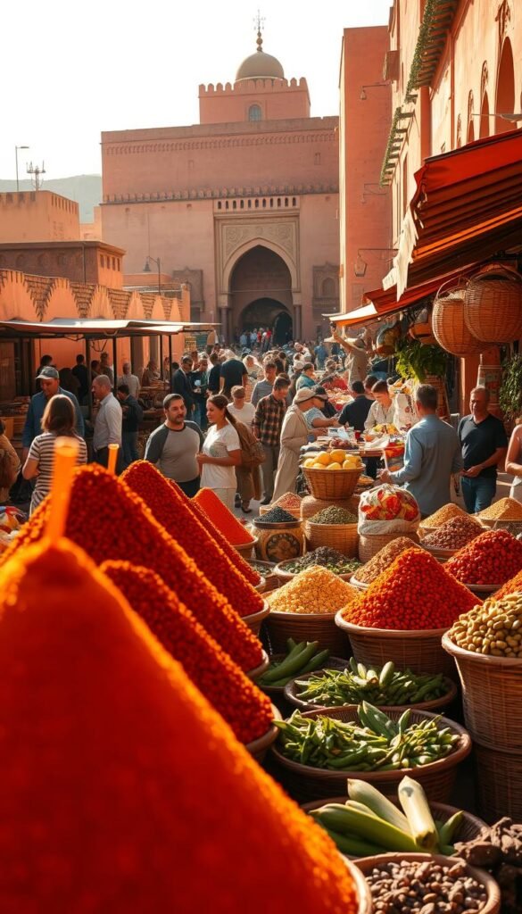 Marrakech food markets