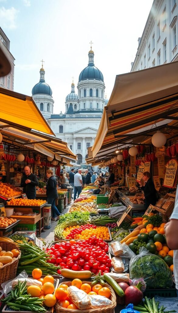 St. Petersburg food markets