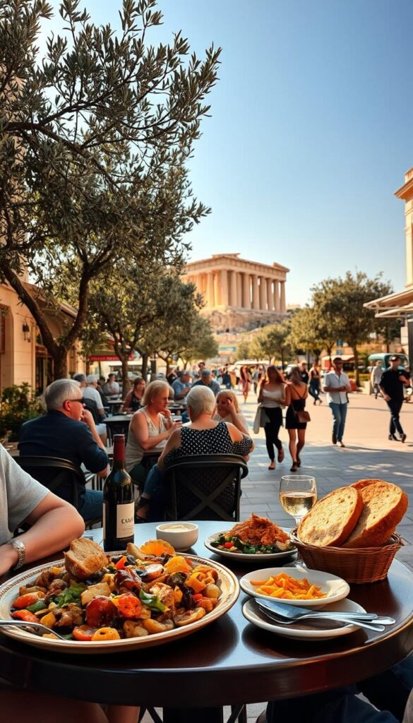 dining in Athens